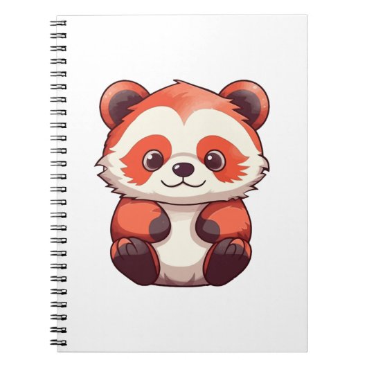 Cute Red Panda Notitieboek (Voorkant)