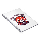 Cute Red Panda Notitieboek (Rechterzijde)