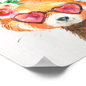 Cute Red Panda Nursery Art Print (Hoek)