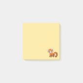 Cute Red Panda op Geel Post-it® Notes (Voorkant)