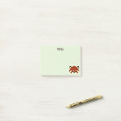 Cute Red Panda Post-it® Notes (Op bureau)