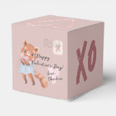 Cute Red Panda Postal Letter Valentijnsdag Bedankdoosjes (Achterkant)