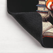 Cute Red Panda Reading Book Animal Bookworm  Muismat (Hoek)
