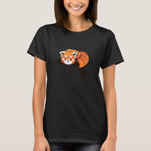 Cute Red Panda    Red Panda My Spirit Animal 1 T-shirt (Voorkant)