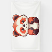 Cute Red Panda Spandoek (Verticaal)