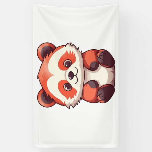 Cute Red Panda Spandoek (Verticaal)