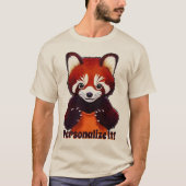 Cute Red Panda T-Shirt (Voorkant)