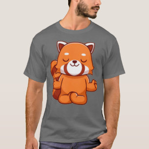 Cute Red Panda Yoga mat Flexibiliteit Funny Yoga M T-shirt