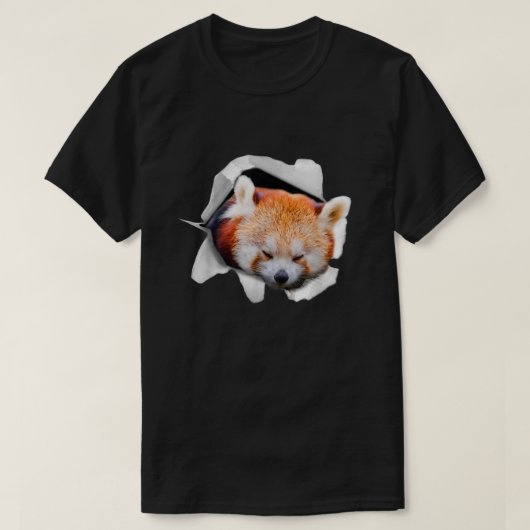 Cute Red PandaLesser Panda Lover Mannen Vrouwen jo T-shirt (Design voorkant)