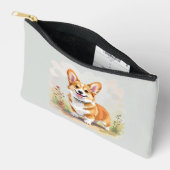 Cute Red Pembroke Welsh Corgi Dog Etui (Open)