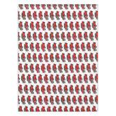 Cute red pickup truck cartoon afbeelding tafelkleed (Voorkant)