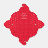 Cute red polka dots custom name Valentijnsdag Bedankdoosjes (Uitgevouwen)