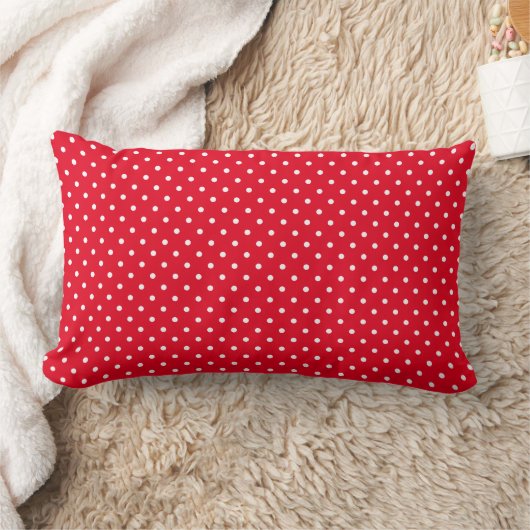 Cute Red Polka Dots Pattern Kussen (Deken)