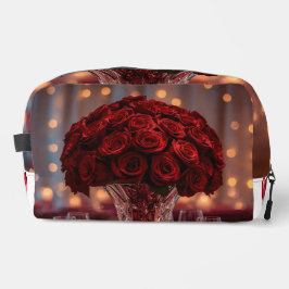Cute Red Rose Valentine Aesthetic Cosmetic Travel  Toilettasje