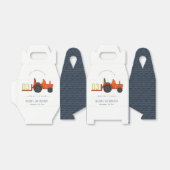 Cute Red Rust Boerderij Tractor Kinder elke zondag Bedankdoosjes (Uitgevouwen)