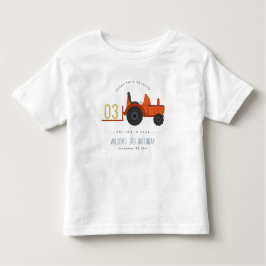 Cute Red Rust Boerderij Tractor Kinder elke zondag Kinder Shirts
