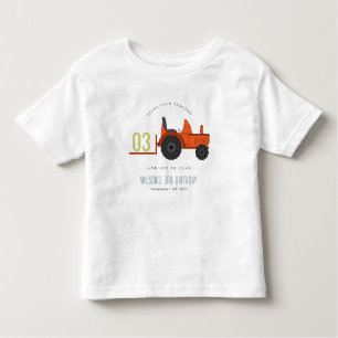 Cute Red Rust Boerderij Tractor Kinder elke zondag Kinder Shirts