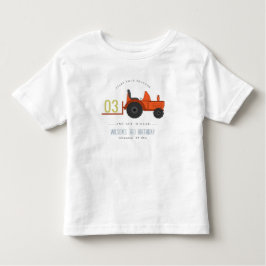 Cute Red Rust Boerderij Tractor Kinder elke zondag Shirts