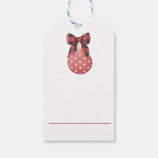 Cute Red Santa Gnome met Gifts Gift Labels Cadeaulabel (Achterkant)