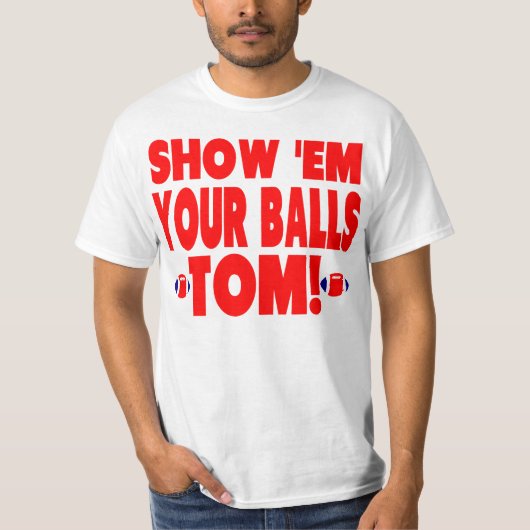 Cute Red - Show ze je ballen T-shirt (Voorkant)