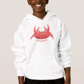 Cute red spotty crab cartoon afbeelding (Voorkant)