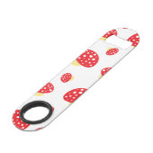 Cute Red Spotty Toadstool Mushrooms Pattern Speed Flessenopener (Achterkant Gekanteld)