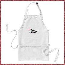 Cute Red Star Apron