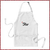 Cute Red Star Apron Standaard Schort