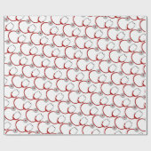 Cute Red Stethoscoop-verpleegster Cadeaupapier (Vlak)