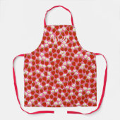 Cute Red Strawberries Custom Home Chef Schort (Voorkant)