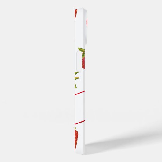 Cute Red Summer Strawberry Pattern - Gepersonalise Case-Mate iPhone Case (Achterkant / Rechts)