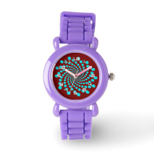 Cute Red Time Travelers Kinder Watch Horloge