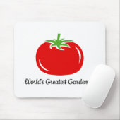 Cute red tomato muispad met aangepaste tekst muismat (Met muis)