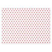 Cute red white hearts patroonelegant girale microf tafelkleed (Voorkant (Horizontaal))