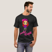 Cute Redhead Pink Kawaii Pet Chibi Premium T-shirt (Voorkant volledig)