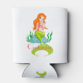 Cute Redkopmermaid Thunder_Cove Blikjeskoeler (Achterkant)