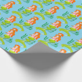Cute Redkopmermaid Thunder_Cove Cadeaupapier (Hoek)