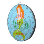 Cute Redkopmermaid Thunder_Cove Dartbord (Voorkant Rechts)