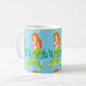 Cute Redkopmermaid Thunder_Cove Koffiemok (Voorkant links)
