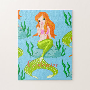 Cute Redkopmermaid Thunder_Cove Legpuzzel