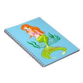 Cute Redkopmermaid Thunder_Cove Notitieboek (Rechterzijde)