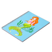 Cute Redkopmermaid Thunder_Cove Notitieboek (Linkerzijde)