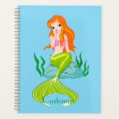 Cute Redkopmermaid Thunder_Cove Planner (Voorkant)