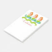 Cute Redkopmermaid Thunder_Cove Post-it® Notes (Schuin)