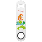 Cute Redkopmermaid Thunder_Cove Speed Flessenopener (Achterkant)