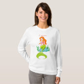 Cute Redkopmermaid Thunder_Cove T-shirt (Voorkant volledig)