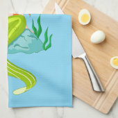 Cute Redkopmermaid Thunder_Cove Theedoek (Quarter Fold)
