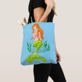 Cute Redkopmermaid Thunder_Cove Tote Bag (Dichtbij)