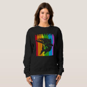 Cute Regenboog Barracuda vis Trui (Voorkant volledig)