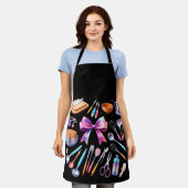 Cute Regenboog Schort Kookaccessoires (Gedragen)